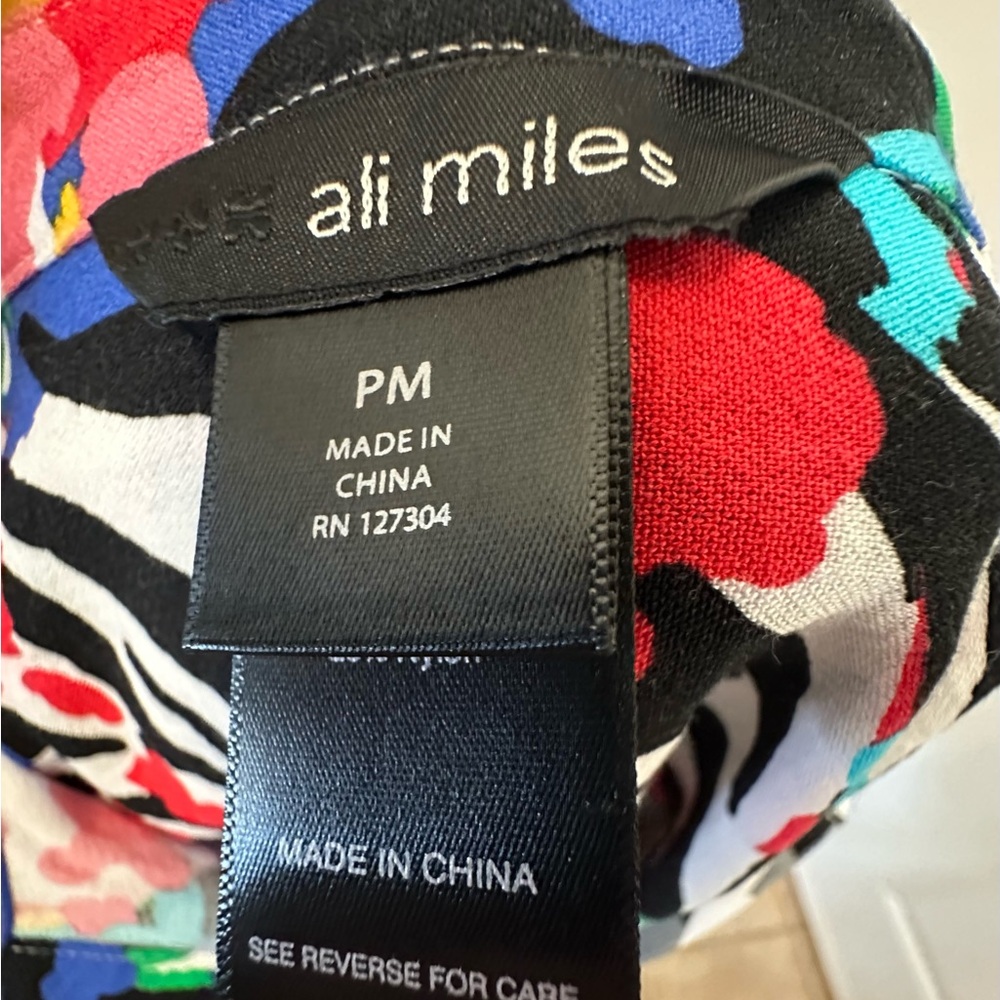 Ali Miles Multicolor Abstract Blouse - Picture 3 of 5